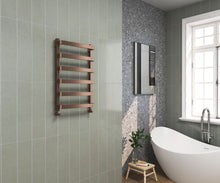 Load image into Gallery viewer, VaresA Mayfair Designer Bathroom Towel Warmers/Valves 800 x 500mm BTU's 901 - Brushed Bronze