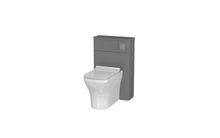 Load image into Gallery viewer, Aragon 500mm Floor Standing WC Furniture Toilet Unit - Dust Grey