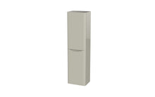 Load image into Gallery viewer, Aragon 400mm Handless 1500mm Bathroom Cabinet - Wall Hung Tallboy - Mushroom Gloss