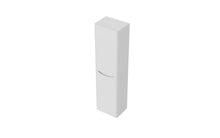 Load image into Gallery viewer, Aragon 400mm Handless 1500mm Bathroom Cabinet - Wall Hung Tallboy - Matt White
