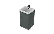 Load image into Gallery viewer, Aragon 500mm Bathroom Floor Cabinet 2 Door Soft Close with Basin - Emerald Green