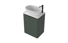 Load image into Gallery viewer, Aragon 600mm Bathroom Floor Cabinet 2 Door Soft Close with Countertop - Emerald Green