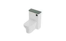 Load image into Gallery viewer, Aragon 500mm Floor Standing WC Furniture Toilet Unit - Matt White - Green Emerald