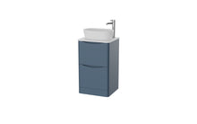 Load image into Gallery viewer, Aragon 500mm Bathroom Floor Cabinet with Countertop. 2 Drawer Soft Close - Heritage Blue