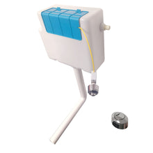 Load image into Gallery viewer, Complete Combination Set: Corsica 900mm L Shape Furniture Pack Bathroom Unit, Basin, Style BTW Pan, Cistern Pack, Chrome Tap - Driftwood Somona Oak