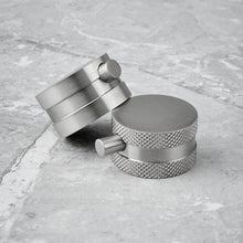 Load image into Gallery viewer, Desire Bathroom Knurled Concealed Shower Valve with Rigid Riser & Handset - Chrome