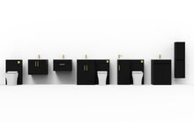 Load image into Gallery viewer, Purity 500mm Bathroom Furniture Toilet WC Unit - Nero Matt Black