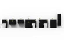 Load image into Gallery viewer, Corsica 500mm Bathroom Furniture WC Unit - Graphite