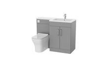 Load image into Gallery viewer, Corsica Plus 1100mm L Shape Furniture Pack Bathroom Unit, Right Hand Basin - Dust Grey