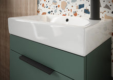 Load image into Gallery viewer, Esme 450 Cloakroom Unit 450 x 260mm Cloakroom Floor Vanity Unit with Basin - Davos Oak