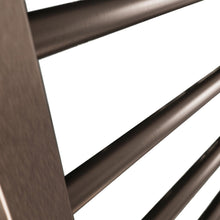 Load image into Gallery viewer, Zenn Designer Brushed Bronze Bathroom Towel Warmers 1200 x 500mm 1111BTU