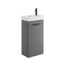 Load image into Gallery viewer, Esme 450 Cloakroom Unit 450 x 260mm Cloakroom Floor Vanity Unit with Basin - Dust Grey