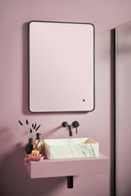 Load image into Gallery viewer, Alfie LED Mirror Brass 500 × 700mm - Black