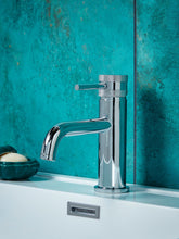 Load image into Gallery viewer, Desire Bathroom Knurled Mono Lever Basin Taps - Chrome