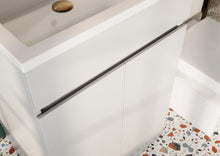 Load image into Gallery viewer, Waterguard 600mm Bathroom Vanity Unit & Basin - White Gloss 100% Waterproof
