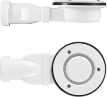 Load image into Gallery viewer, 1400 x 800mm Polymer Slate Effect 30mm Low Profile Shower Tray Level 3 Anti-Slip - Black