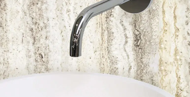 VaresA -10mm Denarius Stone Matt PVC Shower Wall Panels 2400 x 1000mm ...