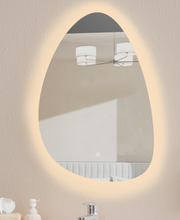 Load image into Gallery viewer, Vares-A Pebble Bathroom LED Demist/Mirror - 500 x 700mm