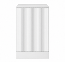 Load image into Gallery viewer, Vares-A Voka 500mm Fluted Waterproof Bathroom WC Unit - White