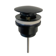 Load image into Gallery viewer, Desire Round Universal Basin Slotted or Unslotted Click Basin Waste - Black