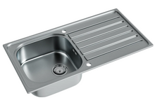 Load image into Gallery viewer, Vares-A 1.0 Bowl Inset Kitchen Sink & Drainer - Stainless Steel