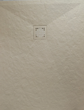 Load image into Gallery viewer, 1400 x 800mm Polymer Slate Effect 30mm Low Profile Shower Tray Level 3 Anti-Slip - Sand