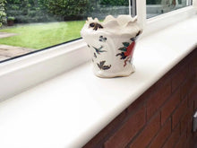 Load image into Gallery viewer, 250mm White PVC Bathroom Waterproof Window Board Cill - Includes White PVC Window Board Sill End Cap - Ideal when using Shower Wall