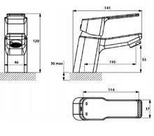 Load image into Gallery viewer, Francis Pegler Araya Castillo Bathroom Mono Basin Taps - Chrome
