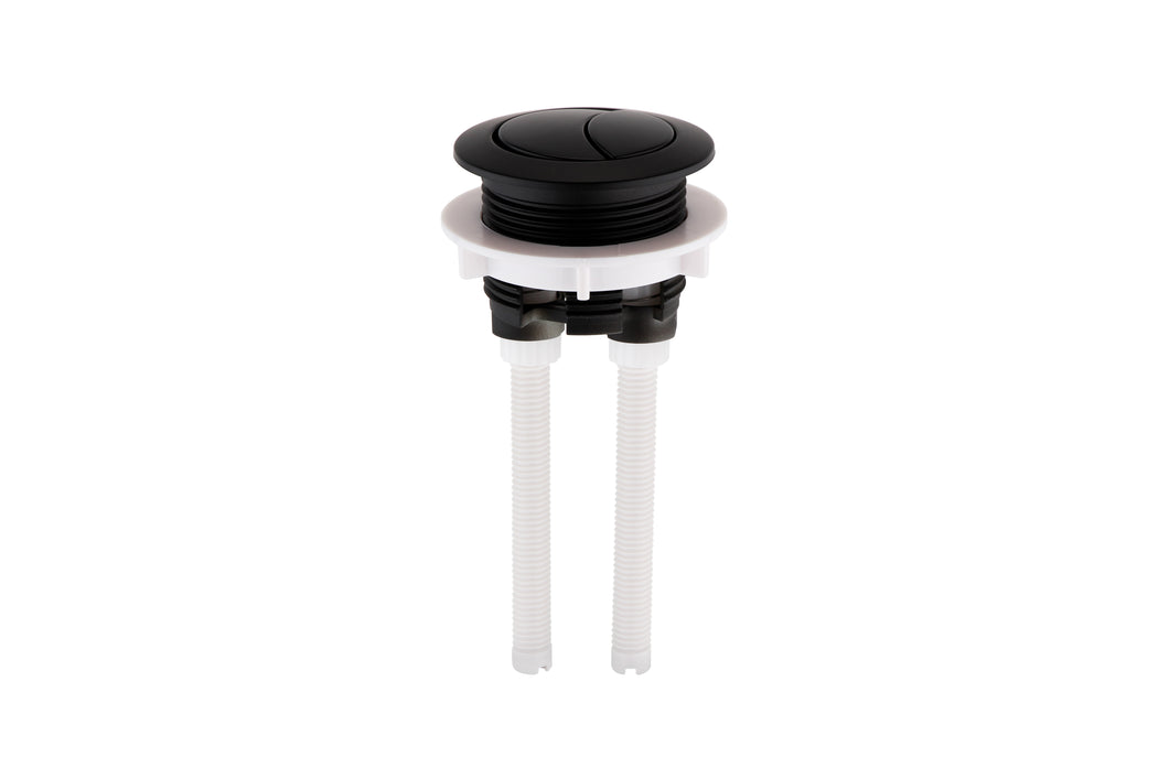 Vares-A Standard WC Toilet Cistern Buttons - Black