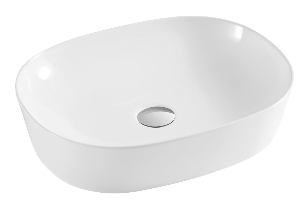 Vares-A Ceramic Bathroom Gloss CounterTop Basin Bowl 500mm
