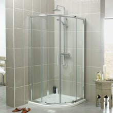 Load image into Gallery viewer, Package Deal - Trade Range - 900 x 900mm Glass Quadrant Shower Enclosures 6mm - Chrome