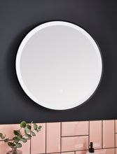 Load image into Gallery viewer, Vares-A Mono LED Bathroom Mirror 600mm - Matt Black