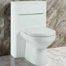 Load image into Gallery viewer, Aragon 500mm Floor Standing WC Furniture Toilet Unit - Matt White