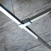 Load image into Gallery viewer, 8mm Single Wetroom Panel with Chrome Support Arm. 275mm-1200mm