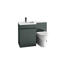 Load image into Gallery viewer, Complete Set: Empire Handless 1100mm L Shape Furniture Pack Bathroom Unit & Basin - Anthracite Grey - Left or Right Handing