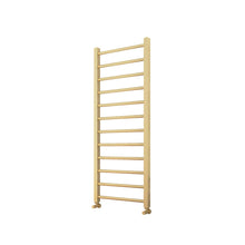 Load image into Gallery viewer, Zenn Designer Bathroom Towel Warmers 1200 x 500mm 1111BTU - Brushed Brass