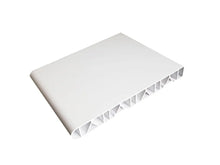 Load image into Gallery viewer, 250mm White PVC Bathroom Waterproof Window Board Cill - Includes White PVC Window Board Sill End Cap - Ideal when using Shower Wall