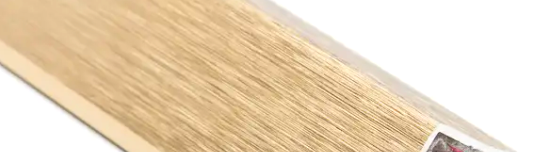 19 x 19mm Angle Heavy Duty External Trim for PVC Shower Wall Panels 2.5m - Brushed Brass