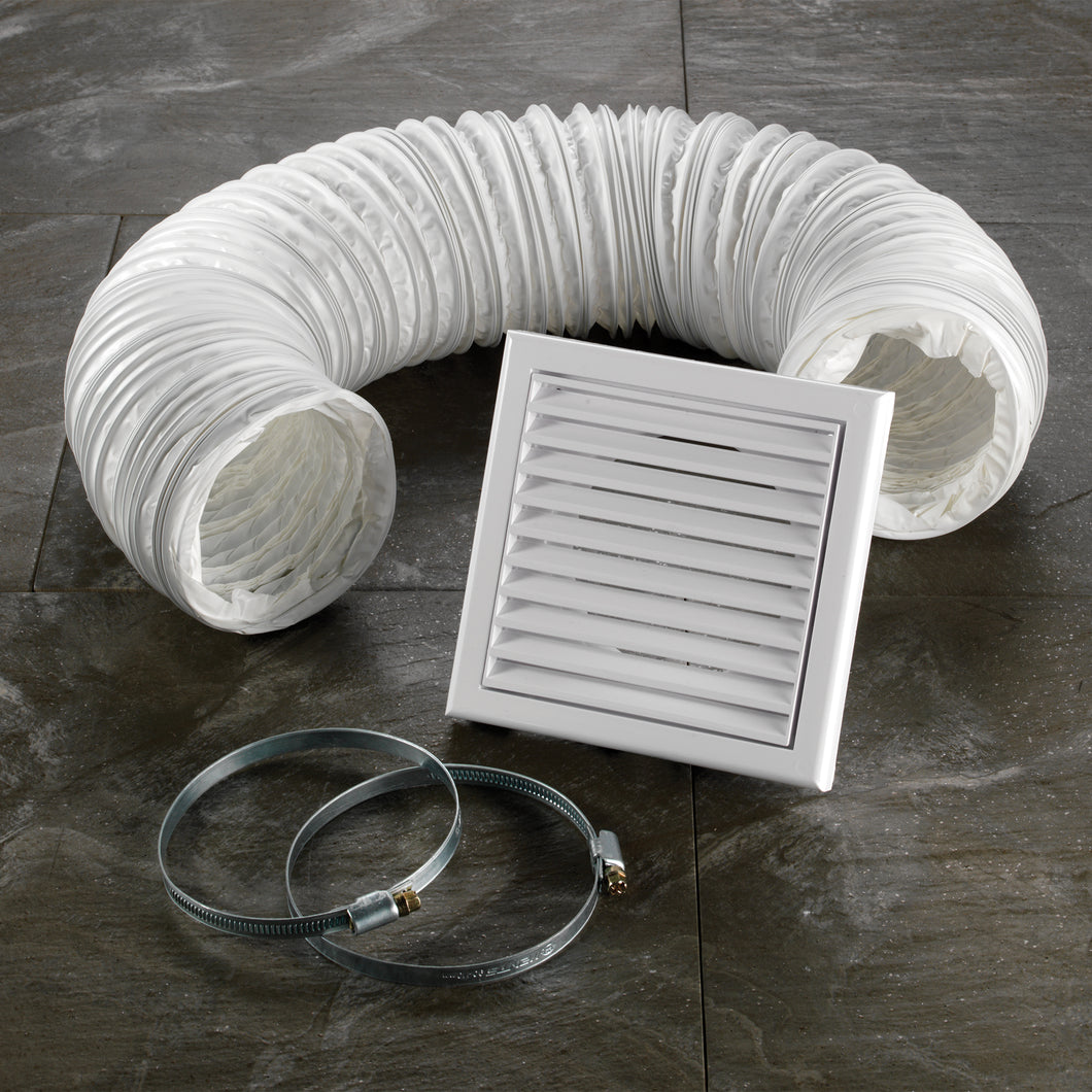 Bathroom Ventilation Accessory Ducting Kit - White