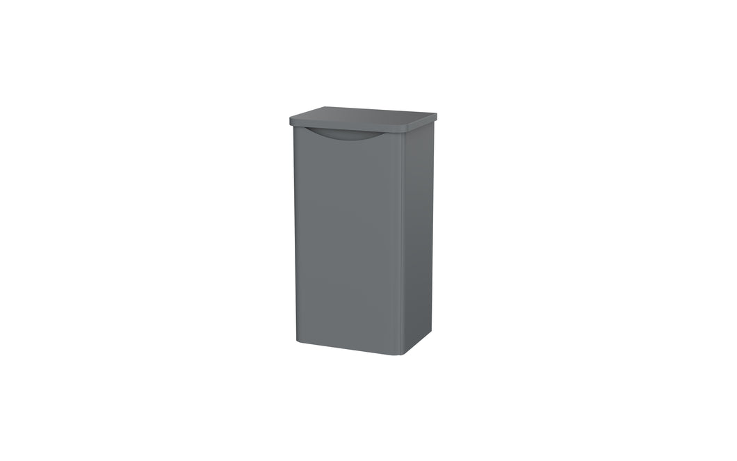 Aragon 400mm Handless 775mm Bathroom Cabinet - Floor/Wall Hung Smallboy - Dust Grey