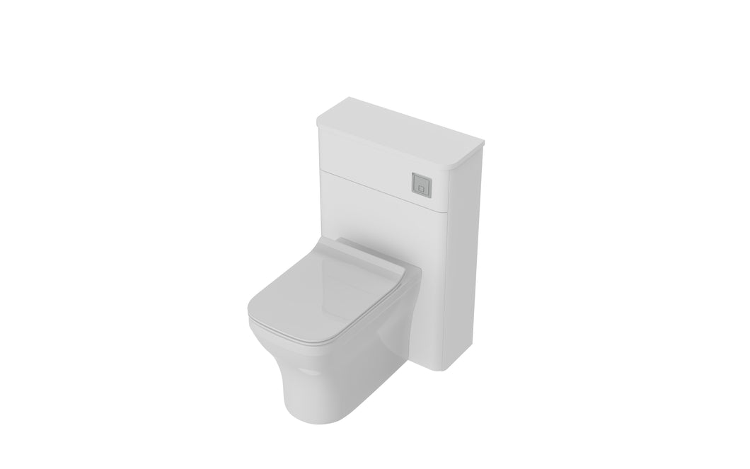 Aragon 500mm Floor Standing WC Furniture Toilet Unit - Matt White