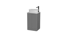 Load image into Gallery viewer, Aragon 500mm Bathroom Floor Cabinet 2 Door Soft Close with Countertop  - Emerald Green
