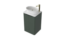 Load image into Gallery viewer, Aragon 500mm Bathroom Floor Cabinet 2 Door Soft Close with Countertop  - Emerald Green

