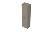 Load image into Gallery viewer, Aragon 400mm Handless 1500mm Bathroom Cabinet - Wall Hung Tallboy - Matt Stone
