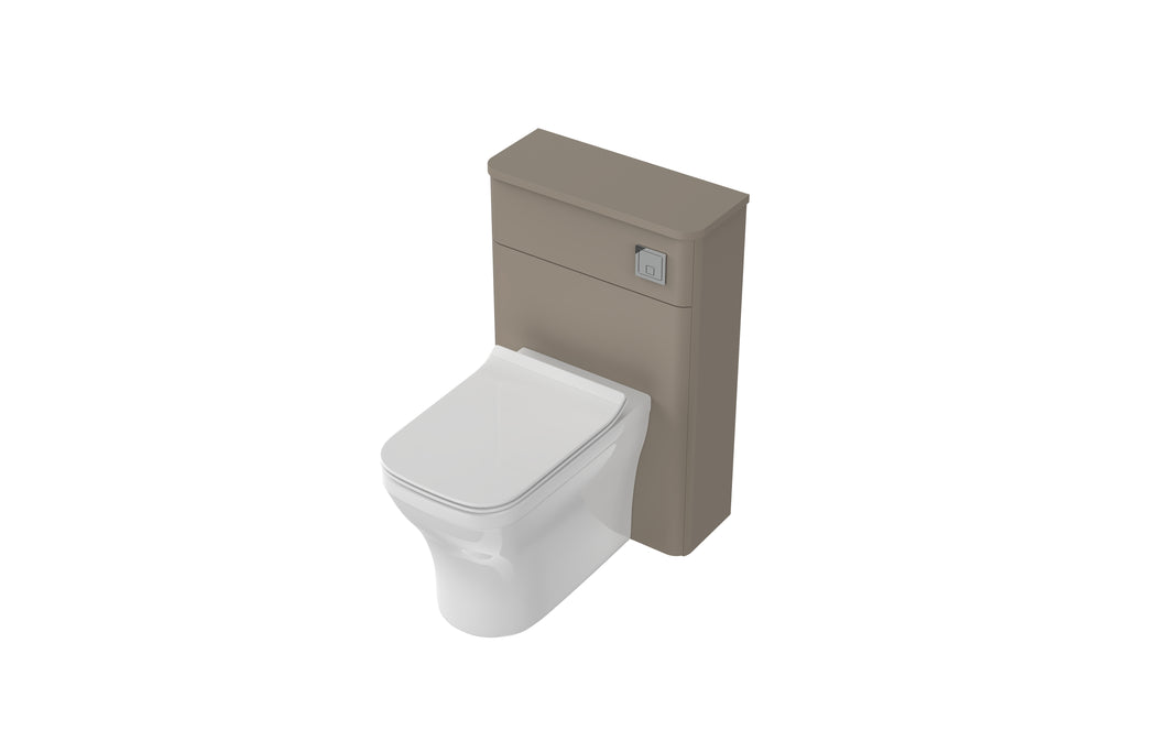 Aragon 500mm Floor Standing WC Furniture Toilet Unit - Matt Stone