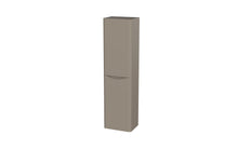 Load image into Gallery viewer, Aragon 400mm Handless 1500mm Bathroom Cabinet - Wall Hung Tallboy - Matt Stone
