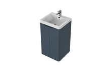 Load image into Gallery viewer, Aragon 500mm Bathroom Floor Cabinet 2 Door Soft Close with Basin  - Heritage Blue
