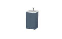 Load image into Gallery viewer, Aragon 500mm Bathroom Floor Cabinet 2 Door Soft Close with Basin  - Heritage Blue
