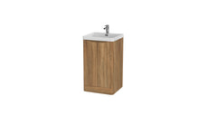Load image into Gallery viewer, Aragon 500mm Bathroom Floor Cabinet 2 Door Soft Close with Basin  - Driftwood Oak
