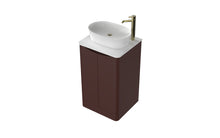 Load image into Gallery viewer, Aragon 500mm Bathroom Floor Cabinet 2 Door Soft Close with Countertop  - Rustic Earth
